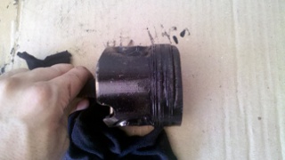 Piston "Chamuscado". Leon TDI